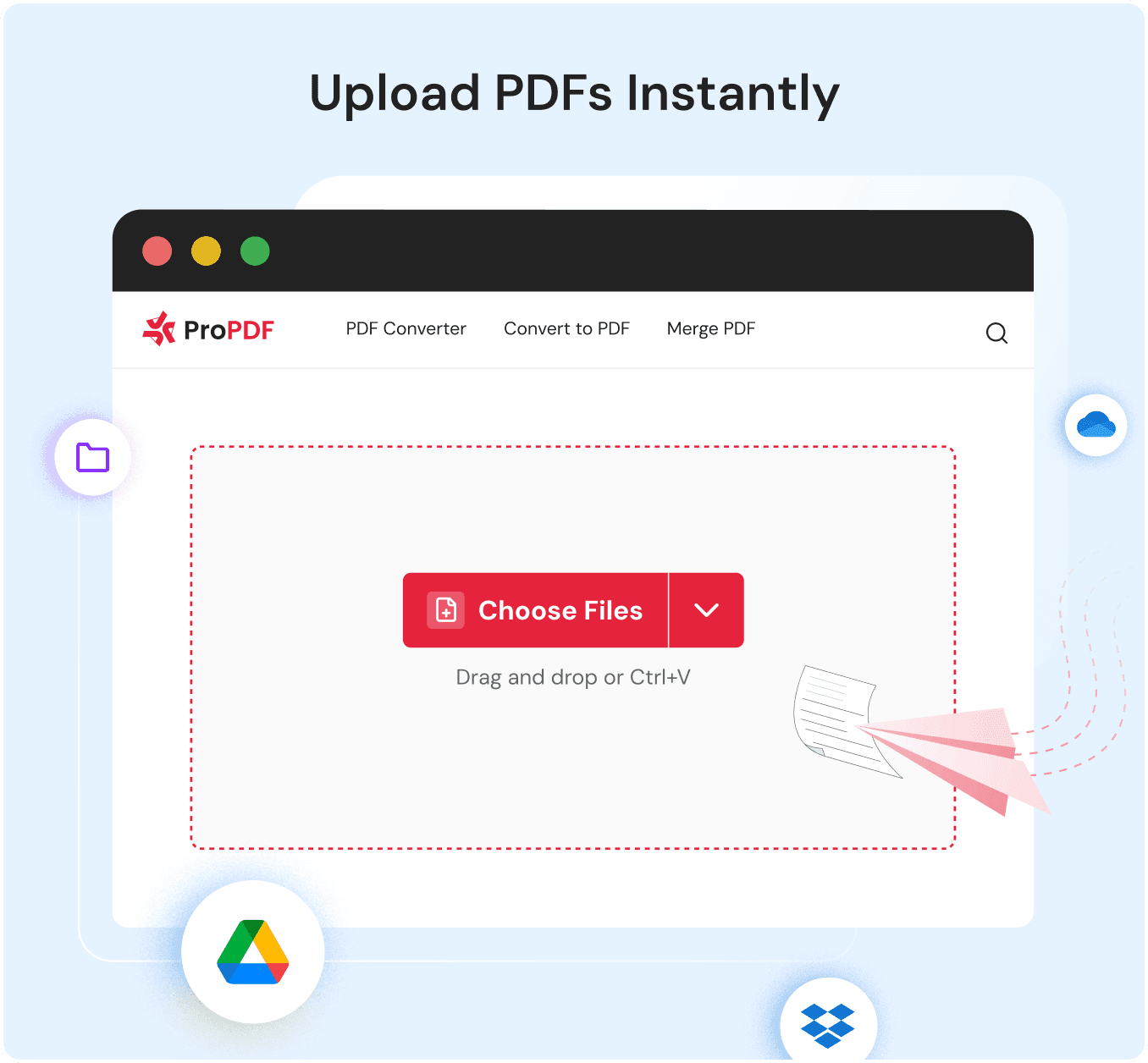 Ladda upp PDF-filer direkt - ProPDF
